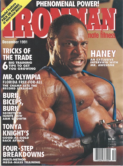 Ironman Bodybuilding Magazine Decemeber 1991